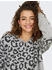 Only jade animal ls o-neck knt light grey melange
