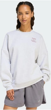 Adidas 3-STREIFEN STUDIO FL HOODIE Light Grey Heather (KT0875)