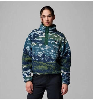 Columbia Helvetia II Cropped Sherpa Fleece Woman everblue sisters/rn fst