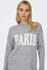 Only Onljerico L S Pullover grau meliert
