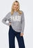 Only Onljerico L S Pullover grau meliert