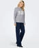 Only Onljerico L S Pullover grau meliert