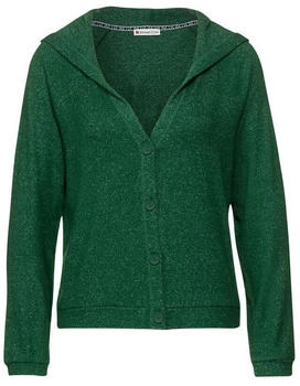 Street One Strickjacke timeless green melange
