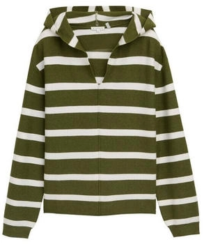 Tom Tailor Strickpullover Kapuze big green stripe