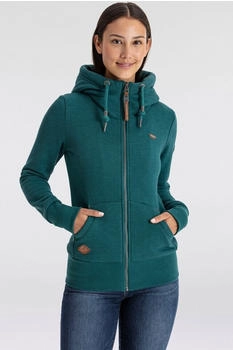 Ragwear Sweatjacke NESKA ZIP O blau petrol