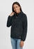 Oxmo OXTelsa Sweatshirtjacke teddy-fleece schwarz
