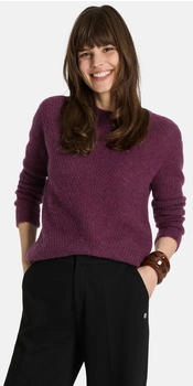 Lieblingsstück Strickpullover Babro Alpakawolle wineberry
