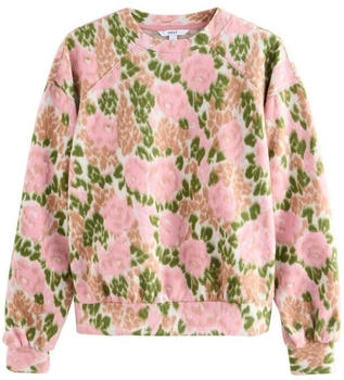 Next Fashion Weiches langärmeliges Sweatshirt floral pink grün