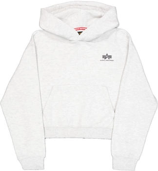 Alpha Industries Basic Small Logo Hoodie Größe Grau (258041-752)