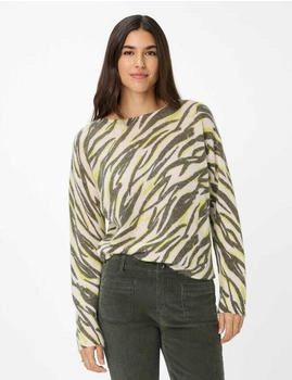 BRAX Damen Strickpullover Style LISA lemon grass grün Gr. (372318_90192900_35)