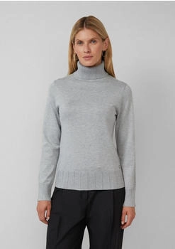 s.Oliver Slim-Fit-Pullover mit Ajour-Details grau 2165952.9400.