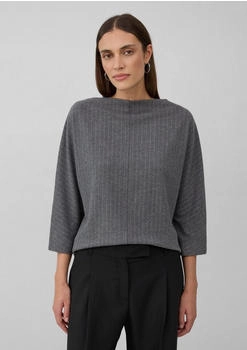 s.Oliver Relaxed-Fit-Shirt mit Nadelstreifen und Fledermausärmeln grau 2170381.98G1.