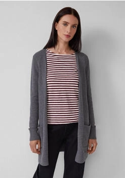 s.Oliver Weiche Strickjacke mit aufgesetzten Taschen grau 2168796.97W3.