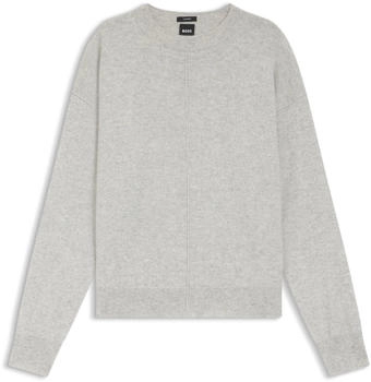 Hugo Boss Relaxed-fit sweater in 100% cashmere Style Fascona 50547883 Hellgrau