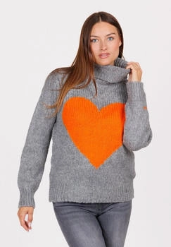 Key Largo Strickpullover WKN WARM tube grau-meliert