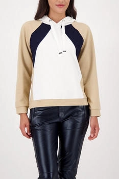 Monari Kapuzensweatshirt Colorblock Regular fit Rundhals