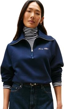 Tommy Hilfiger Sweatshirt 'Classic Script' blau schwarz