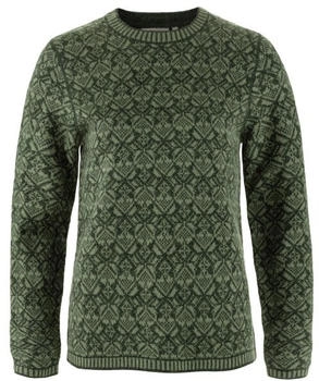 Fjällräven Snow Round Neck Sweater deep forest