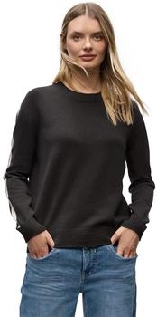 Street One Pullover Gallonstreifen darkest brown