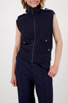 Monari Gilet dunkelblau
