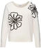 Lascana Strickpullover Blumen-Applikation beige
