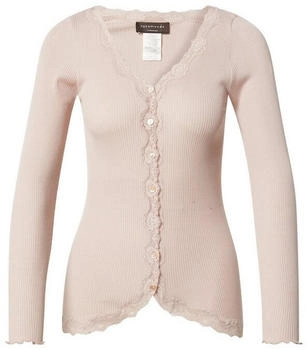 Rosemunde Seiden-Cardigan 'Babette' ros&eacute;