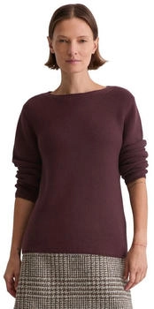 Marc O'Polo Rundhalspullover aus Organic Cotton black cherry