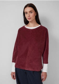 s.Oliver Cord-Shirt Teilungsnaht und Fledermausärmeln rot 2170099 3902