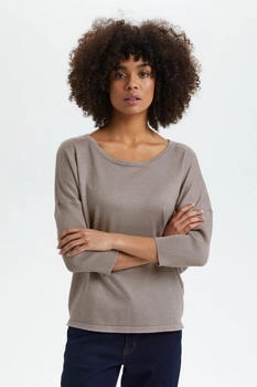 Saint Tropez Pullover 'Mila' taupe