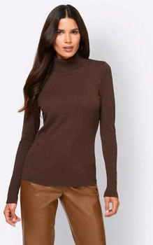 Heine Rollkragen-Pullover 'Rollkragen-Pullover' braun 26035128-34