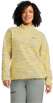 Jack Wolfskin Big Sky HZ Fleecepullover yellow lemon ice