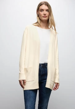 Street One cardigan ohne verschluss soft beige
