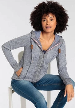 KangaROOS Kapuzensweatjacke blau schwarz