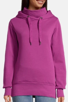salzhaut Hoodie Leicht tailliert plum