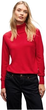 Street One Rollkragen Pullover 3015549 rot schwarz