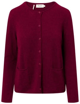 Maerz Strickjacke aus Merino bordeaux