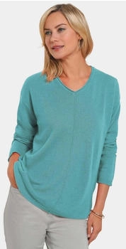 GOLDNER Kaschmirpullover V-Ausschnitt aqua
