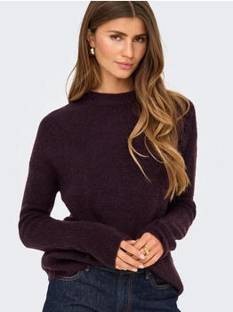 Only Strickpullover Camilla O-Neck L S Pullover Knt rot winetasting