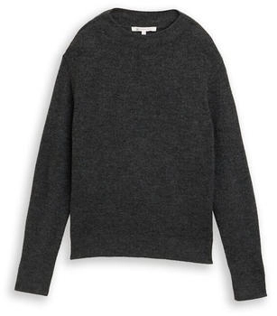 Tom Tailor Denim Cosy Strickpullover shale grey melange