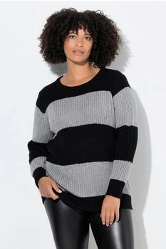 Angel of Style Pullover hellgrau schwarz