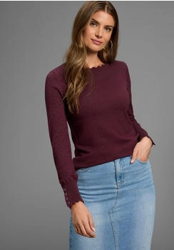 Laura Scott Strickpullover femininer Wellenkante