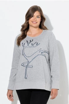 Laurasøn Damen Sweatshirt graumeliert 28661773