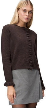 Zero Strickjacke Rüschen Knopfleiste