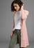 KangaROOS Longstrickjacke Zopfmuster und Taschen rosa-meliert