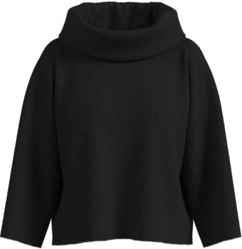 Comma Strickpullover im Boxy Fit schwarz