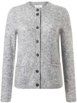 Maerz Strickjacke Knopf Arm granite grey