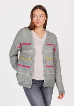 Key Largo Longstrickjacke CANDY grey mel