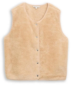 Tom Tailor Denim Teddy Weste caramel beige