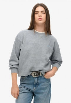 Superdry Essential Logo Overdyed Sweat blau fog