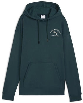 Puma Class Relaxed Fleece Hoodie grün terrain